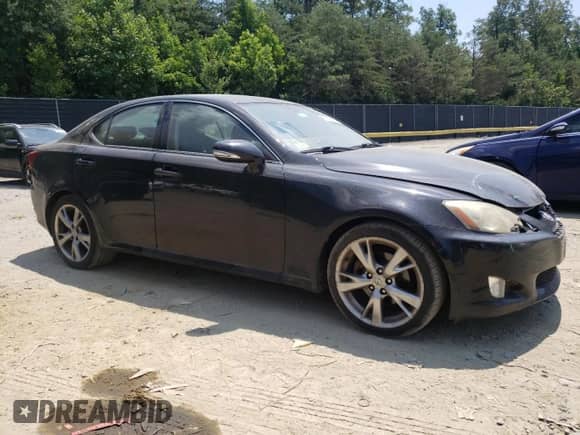 2010 Lexus IS 250 z VIN JTHBF5C2XA5115810, wystawiony jako Copart lot #57043354 z przebiegiem 148 571 mil mil oraz Nie do naprawy • Non repairable. Historia ofert i sprzedaży dostępna na DreamBid. Obrazek 4.