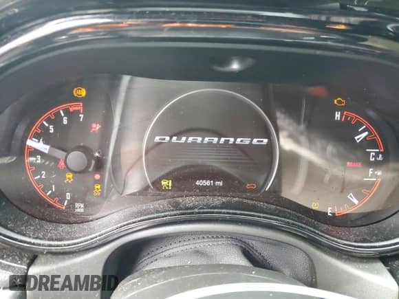 2022 Dodge Durango GT Plus with VIN 1C4RDJDGXNC184202, listed as a Copart auction lot 83937025 with 40,561 mi miles and Salvage title. Bid and sale history available at DreamBid. Image 9.