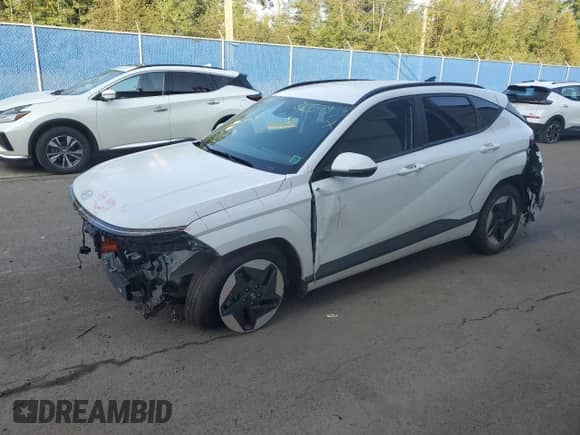 2024 Hyundai Kona SEL with VIN KM8HC3A66RU014503, listed as a Copart auction lot 80053935 with 9,287 mi miles and Salvage title. Bid and sale history available at DreamBid. Image 1.