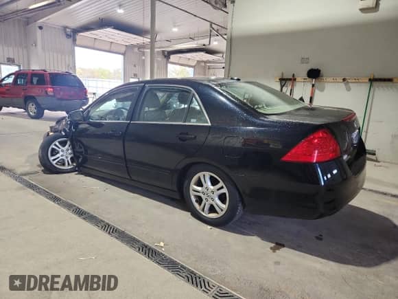 2007 Honda Accord EX-L with VIN 1HGCM56867A032176, listed as a Copart auction lot 87070605 with 205,902 mi miles and Salvage title. Bid and sale history available at DreamBid. Image 2.