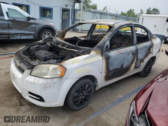2009 Chevrolet Aveo 1LT с VIN KL1TD56EX9B336135, выставлен на аукционе Copart как лот 67521505 с пробегом Не указан миль и На запчасти • Non repairable. История ставок и продаж доступна на DreamBid. Изображение 1.