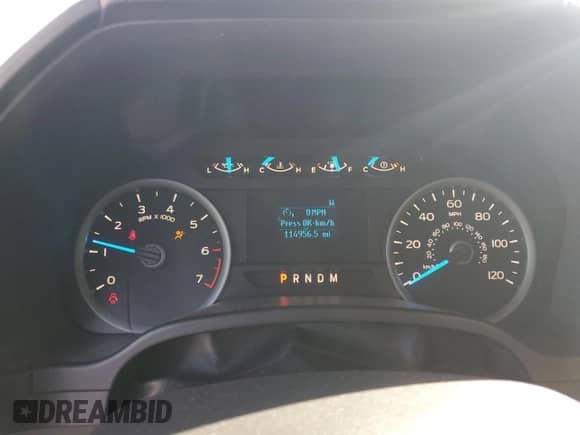 2017 Ford F-150 XL with VIN 1FTEW1CG2HKC92396, listed as a Copart auction lot 81133455 with 114,956 mi miles and Salvage title. Bid and sale history available at DreamBid. Image 9.