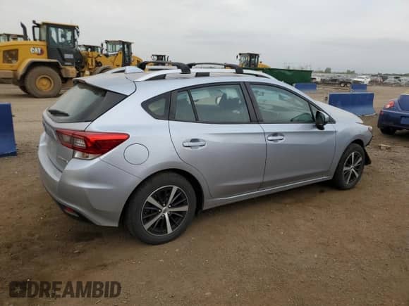2021 Subaru Impreza Premium with VIN 4S3GTAV6XM3713033, listed as a Copart auction lot 65137425 with 18,972 mi miles and Salvage title. Bid and sale history available at DreamBid. Image 3.
