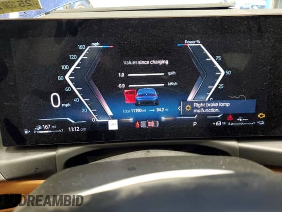 2023 BMW 3 Series 330e xDrive с VIN 3MW39FS06P8C90874, выставлен на аукционе Copart как лот 82032605 с пробегом 11 190 миль миль и Списание • Salvage title. История ставок и продаж доступна на DreamBid. Изображение 9.