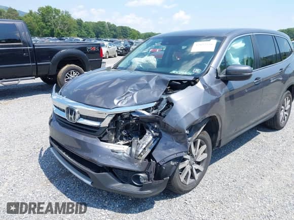 2021 Honda Pilot EX z VIN 5FNYF6H34MB050538, wystawiony jako IAAI lot #42653556 z przebiegiem 61 599 mil mil oraz . Historia ofert i sprzedaży dostępna na DreamBid. Obrazek 6.