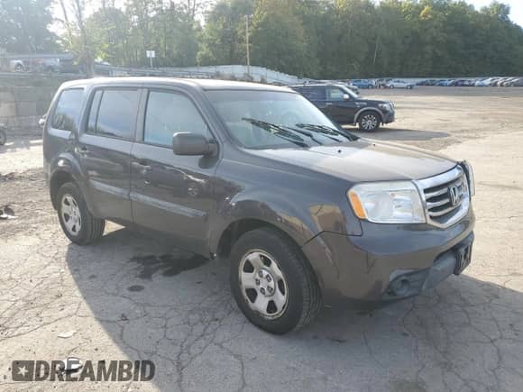 2013 Honda Pilot LX with VIN 5FNYF4H23DB071411, listed as a Copart auction lot 81990365 with 163,067 mi miles and Salvage title. Bid and sale history available at DreamBid. Image 4.
