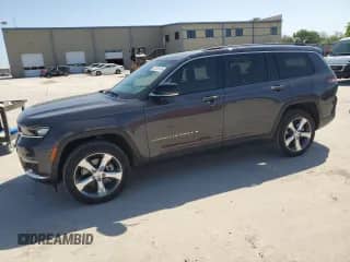 2022 Jeep Grand Cherokee Limited с VIN 1C4RJJBG6N8568380, выставлен на аукционе Copart как лот 52599145 с пробегом 22 449 миль миль и Чистый • Clean title. История ставок и продаж доступна на DreamBid. Изображение 1.