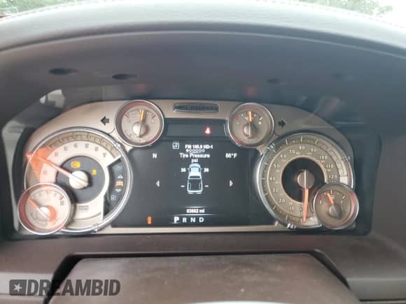 2018 Ram 1500 with VIN 1C6RR6WT1JS101305, listed as a Copart auction lot 78742274 with 63,682 mi miles and Salvage title. Bid and sale history available at DreamBid. Image 9.