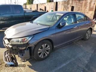 2014 Honda Accord LX с VIN 1HGCR2F39EA185264, выставлен на аукционе Copart как лот 89732565 с пробегом 64 279 миль миль и Списание • Salvage title. История ставок и продаж доступна на DreamBid. Изображение 1.