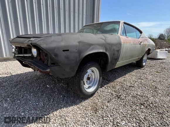 1968 Chevrolet Chevelle with VIN 136378K178921, listed as a Copart auction lot 53103435 with 22,244 mi miles and Clean title. Bid and sale history available at DreamBid. Image 2.