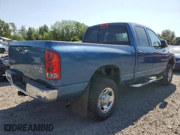2003 Dodge 2500 ST with VIN 3D7KU28D13G760752, listed as a Copart auction lot 58822635 with 112,526 mi miles and Salvage title. Bid and sale history available at DreamBid. Image 3.