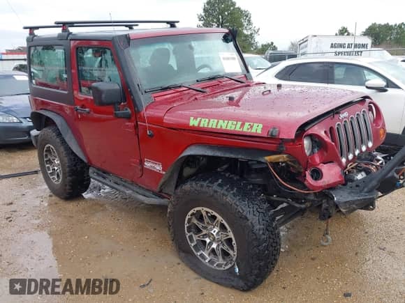 2013 Jeep Wrangler Sport with VIN 1C4AJWAG0DL589698, listed as a IAAI auction lot 41681909 with 80,241 mi miles and . Bid and sale history available at DreamBid. Image 1.