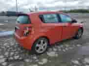 2013 Chevrolet Sonic LTZ with VIN 1G1JE6SB8D4129845, listed as a Copart auction lot 53841485 with 47,831 mi miles and Salvage title. Bid and sale history available at DreamBid. Image 3.
