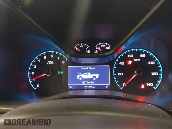 2022 Chevrolet Colorado 4WD Z71 with VIN 1GCGTDEN6N1169037, listed as a IAAI auction lot 40987020 with 25,189 mi miles and . Bid and sale history available at DreamBid. Image 7.