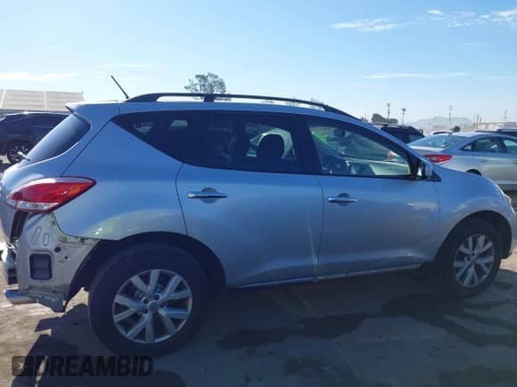 2014 Nissan Murano SV with VIN JN8AZ1MU4EW411861, listed as a IAAI auction lot 42673331 with 92,871 mi miles and . Bid and sale history available at DreamBid. Image 14.