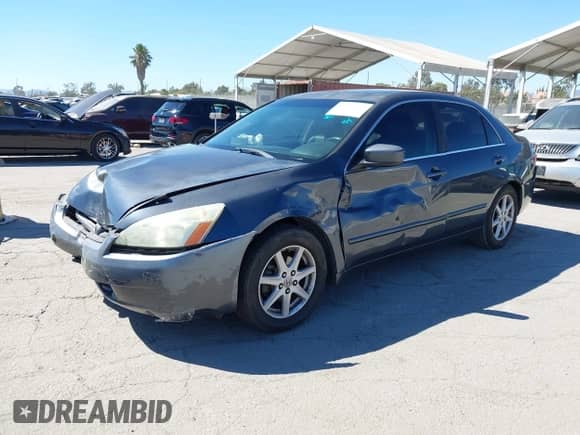 2003 Honda Accord EX z VIN 1HGCM66553A012538, wystawiony jako IAAI lot #43166597 z przebiegiem 256 826 mil mil oraz . Historia ofert i sprzedaży dostępna na DreamBid. Obrazek 2.