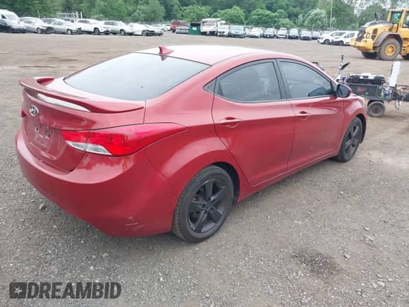 2011 Hyundai Elantra GLS with VIN KMHDH4AE6BU139245, listed as a IAAI auction lot 42602106 with 151,434 mi miles and . Bid and sale history available at DreamBid. Image 4.