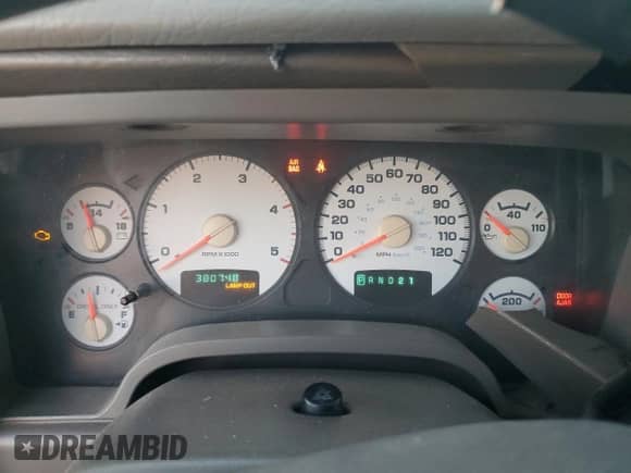2003 Dodge RAM with VIN 3D7MA48613G839840, listed as a Copart auction lot 81714954 with 380,748 mi miles and Salvage title. Bid and sale history available at DreamBid. Image 9.