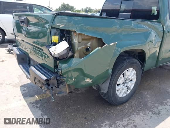 2023 Nissan Frontier SV with VIN 1N6ED1FJ8PN674746, listed as a IAAI auction lot 43228563 with 28,307 mi miles and . Bid and sale history available at DreamBid. Image 19.