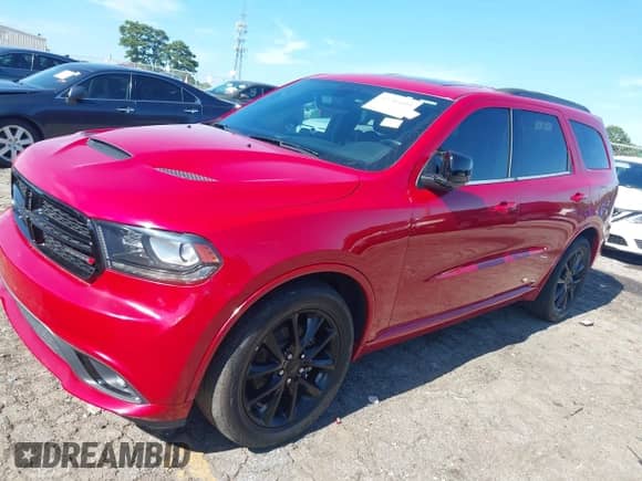 2018 Dodge Durango GT with VIN 1C4RDHDG2JC222105, listed as a IAAI auction lot 42716409 with 76,653 mi miles and . Bid and sale history available at DreamBid. Image 2.