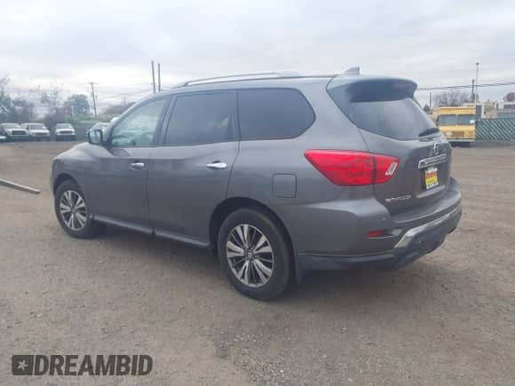 2019 Nissan Pathfinder SV with VIN 5N1DR2MN1KC634004, listed as a IAAI auction lot 43582130 with 76,300 mi miles and . Bid and sale history available at DreamBid. Image 3.