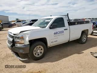 2018 Chevrolet Silverado 1500 Work Truck with VIN 1GCNCNEC3JZ203717, listed as a Copart auction lot 84374055 with 144,924 mi miles and Salvage title. Bid and sale history available at DreamBid. Image 1.
