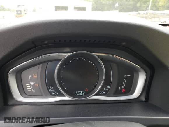 2016 Volvo S60 T5 Premier with VIN YV1612TK4G2414018, listed as a Copart auction lot 67474985 with 144,755 mi miles and Salvage title. Bid and sale history available at DreamBid. Image 9.