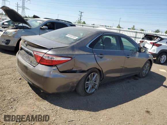 2017 Toyota Camry SE with VIN 4T1BF1FK0HU429077, listed as a Copart auction lot 80463385 with 52,302 mi miles and Salvage title. Bid and sale history available at DreamBid. Image 3.