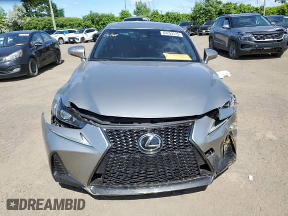 2017 Lexus IS 300 with VIN JTHCM1D20H5024718, listed as a Copart auction lot 63253175 with 87,366 mi miles and Salvage title. Bid and sale history available at DreamBid. Image 5.