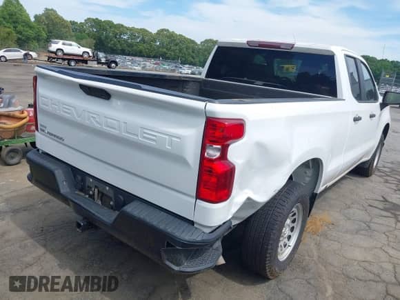 2020 Chevrolet Silverado 1500 Work Truck with VIN 1GCRWAEH2LZ348845, listed as a IAAI auction lot 42242401 with 47,401 mi miles and . Bid and sale history available at DreamBid. Image 4.