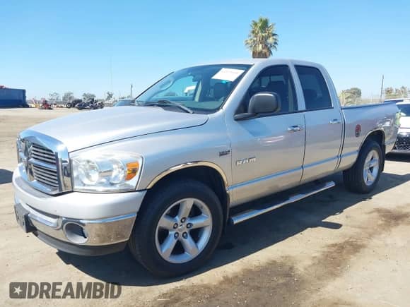 2008 Dodge 1500 ST with VIN 1D7HA18298J102677, listed as a IAAI auction lot 43379150 with 136,078 mi miles and . Bid and sale history available at DreamBid. Image 2.