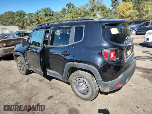 2018 Jeep Renegade Latitude with VIN ZACCJABB3JPG85704, listed as a Copart auction lot 87034165 with 126,288 mi miles and Salvage title. Bid and sale history available at DreamBid. Image 2.