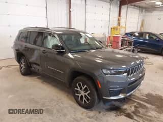 2025 Jeep Grand Cherokee Limited z VIN 1C4RJKBG6S8675253, wystawiony jako IAAI lot #42503091 z przebiegiem 4 975 mil mil oraz . Historia ofert i sprzedaży dostępna na DreamBid. Obrazek 1.