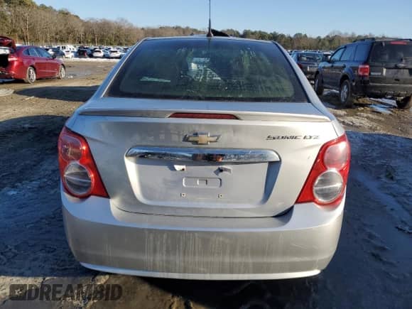 2013 Chevrolet Sonic LTZ with VIN 1G1JE5SH1D4107068, listed as a Copart auction lot 53429765 with Not provided miles and Non repairable. Bid and sale history available at DreamBid. Image 6.