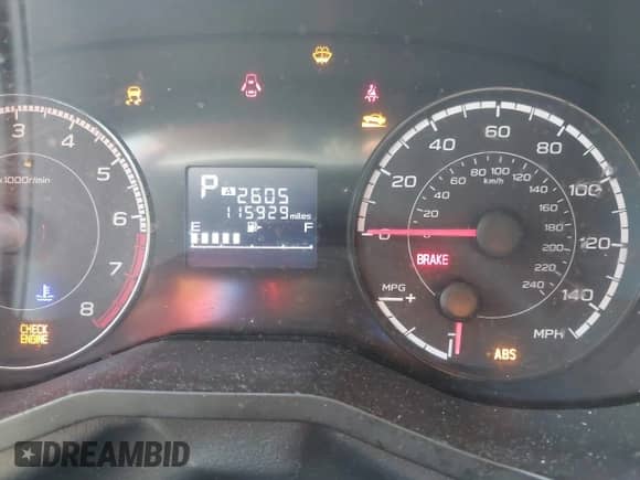 2017 Subaru Impreza Premium with VIN 4S3GKAB68H3621254, listed as a IAAI auction lot 42896256 with 115,929 mi miles and . Bid and sale history available at DreamBid. Image 7.