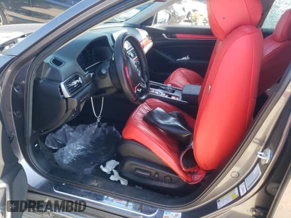 2021 Honda Accord Touring с VIN 1HGCV3F90MA021180, выставлен на аукционе Copart как лот 64299035 с пробегом 47 169 миль миль и Списание • Salvage title. История ставок и продаж доступна на DreamBid. Изображение 7.