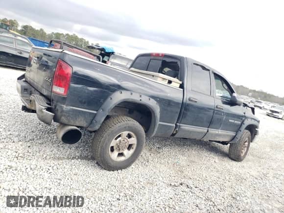 2004 Dodge 2500 SLT with VIN 3D7KU28C64G275922, listed as a Copart auction lot 43616345 with Not provided miles and Salvage title. Bid and sale history available at DreamBid. Image 3.
