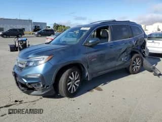 2019 Honda Pilot EX with VIN 5FNYF6H3XKB087509, listed as a Copart auction lot 64891335 with 53,021 mi miles and Salvage title. Bid and sale history available at DreamBid. Image 1.