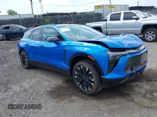 2024 Chevrolet Blazer EV eAWD RS с VIN 3GNKDCRJ6RS169804, выставлен на аукционе IAAI как лот 42821779 с пробегом 10 039 миль миль и . История ставок и продаж доступна на DreamBid. Изображение 1.