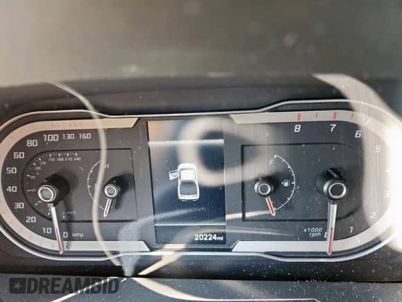 2024 Hyundai Santa Cruz SEL with VIN 5NTJB4DE8RH103213, listed as a Copart auction lot 80008895 with 20,224 mi miles and Salvage title. Bid and sale history available at DreamBid. Image 9.