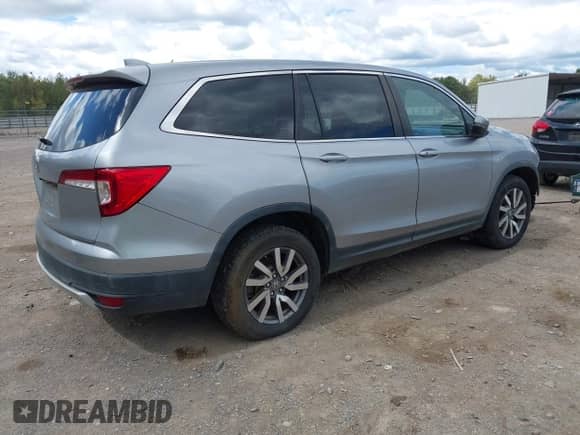 2019 Honda Pilot EX-L z VIN 5FNYF5H57KB031636, wystawiony jako IAAI lot #43281103 z przebiegiem 89 628 mil mil oraz . Historia ofert i sprzedaży dostępna na DreamBid. Obrazek 4.