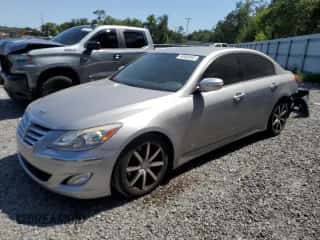 2012 Hyundai Genesis 3.8L z VIN KMHGC4DD2CU152509, wystawiony jako Copart lot #56968094 z przebiegiem 160 433 mil mil oraz Szkoda całkowita • Salvage title. Historia ofert i sprzedaży dostępna na DreamBid. Obrazek 1.