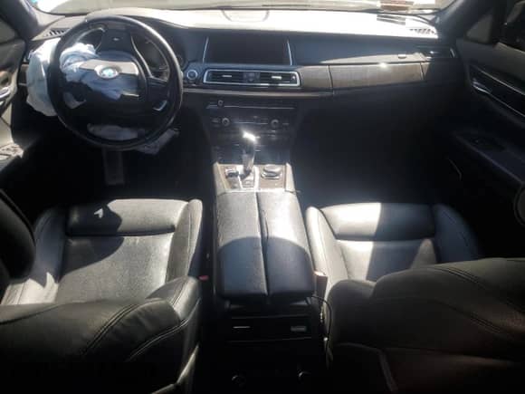 2015 BMW 7 Series 740Li with VIN WBAYE4C51FD946738, listed as a Copart auction lot 66308395 with Not provided miles and Salvage title. Bid and sale history available at DreamBid. Image 8.