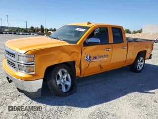 2015 Chevrolet Silverado 1500 LS with VIN 1GCRCPEC0FZ387454, listed as a Copart auction lot 84602105 with 110,403 mi miles and Salvage title. Bid and sale history available at DreamBid. Image 1.