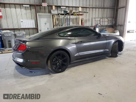 2018 Ford Mustang EcoBoost with VIN 1FA6P8TH8J5128938, listed as a Copart auction lot 81827595 with 53,929 mi miles and Salvage title. Bid and sale history available at DreamBid. Image 3.