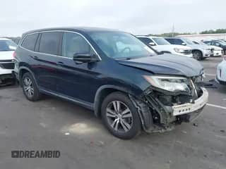 2017 Honda Pilot EX-L with VIN 5FNYF6H88HB013980, listed as a IAAI auction lot 43291062 with 107,693 mi miles and . Bid and sale history available at DreamBid. Image 1.