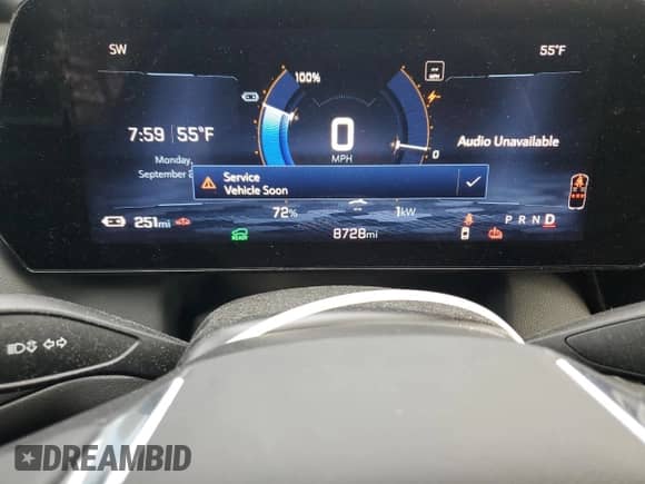 2024 Chevrolet Equinox EV LT с VIN 3GN7DLRP2RS265200, выставлен на аукционе Copart как лот 80893705 с пробегом 8 728 миль миль и Списание • Salvage title. История ставок и продаж доступна на DreamBid. Изображение 9.