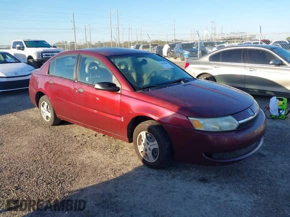 2003 Saturn ION ION 1 with VIN 1G8AF52F93Z170630, listed as a IAAI auction lot 43505560 with 179,892 mi miles and . Bid and sale history available at DreamBid. Image 1.
