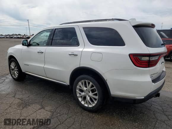 2014 Dodge Durango Citadel with VIN 1C4RDJEG8EC972782, listed as a Copart auction lot 80084195 with 116,360 mi miles and Clean title. Bid and sale history available at DreamBid. Image 2.