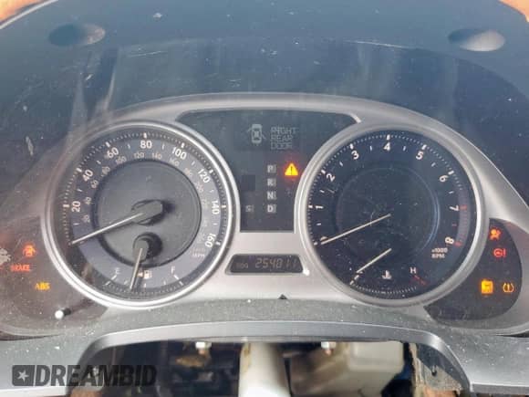 2009 Lexus IS 250 z VIN JTHBK262695092320, wystawiony jako Copart lot #69394545 z przebiegiem 254 011 mil mil oraz Szkoda całkowita • Salvage title. Historia ofert i sprzedaży dostępna na DreamBid. Obrazek 9.